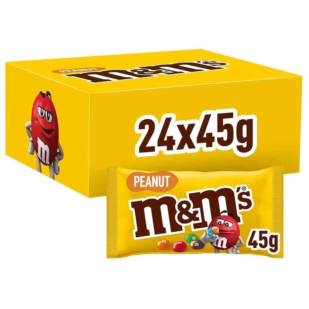 M&M's Peanut 24 x 45g (case) - Out of Date